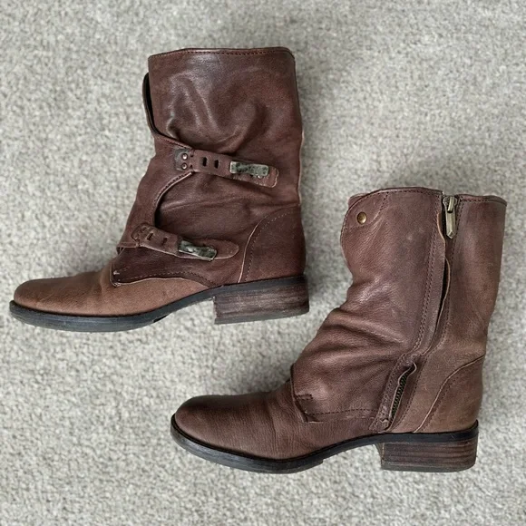 Sam Edelman Ridge Leather Ankle Boots - Picture 5 of 13